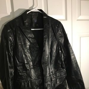 Gap Leather Vintage Blazer size Medium